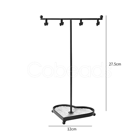 Iron Necklace Display Stands PW-WG87883-02-1