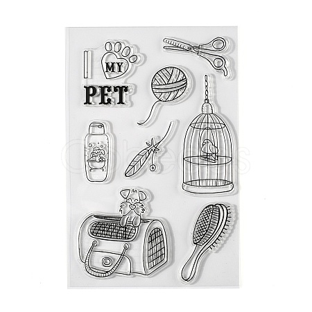 Silicone Stamps DIY-K021-F01-1