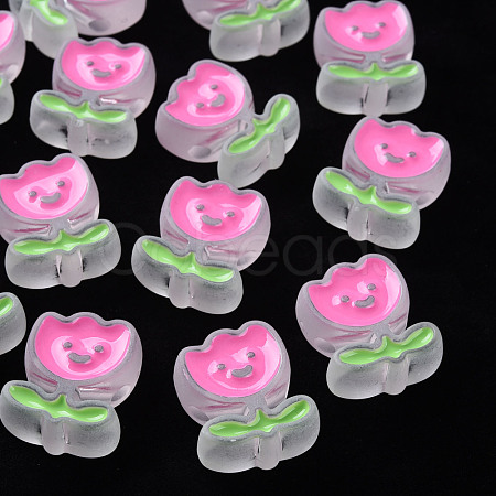 Transparent Acrylic Beads X-MACR-S374-03B-07-1