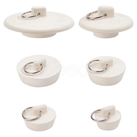 Rubber Drain Stoppers AJEW-WH0020-51-1