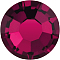 Preciosa&reg MAXIMA Crystal No Hotfix Flatback Stones, Czech Crystal, Dura Foiling, Round(438 11 615 Chaton Rose), 90110 Ruby, SS6(1.9~2.1mm)