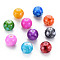 Baking Paint Opaque Acrylic Beads, Round, Mixed Color, 10x9mm, Hole: 2mm, about 850pcs/500g