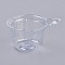 Disposable Plastic Mixing Dish, Clear, 6.6x5.8x3.2cm, Capacity: 40ml(1.35 fl. oz)