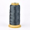 Polyester Thread, for Custom Woven Jewelry Making, Dark Slate Gray, 1mm, about 230m/roll