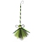 Halloween Witch Broom Ornament, with Grenadine, for Halloween Broomstick Witches Broom, Yellow Green, 550x200mm