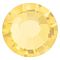 Preciosa&reg Crystal Hotfix Flatback Stones, Czech Crystal, Round(438 11 612 Chaton Rose VIVA 12 &reg), 00030 239 Blond Flare, SS6(1.9~2.1mm)