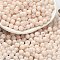 Opaque Colours Glass Seed Beads, Round, Antique White, 4.5x3.5mm, Hole: 1mm, about 4500pcs/pound