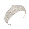 Rhinestone Hair Bands, Hair Accessories for Women Girls, Crown, Crystal, 165mm