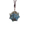 Natural Labradorite Pendants Necklaces, Spider, 31.50 inch(80cm)