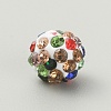 Rhinestone Pave Disco Ball Beads RB-TAC0002-02B-04-1