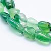 Natural Green Agate Beads Strands G-K203-41-3