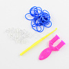 DIY Rubber Loom Bands Refills with Accessories X-DIY-R011-05-2