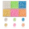 4602Pcs 6 Colors Glass Seed Beads SEED-YW0002-01-1