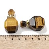 Natural Tiger Eye Perfume Bottle Pendants G-Q163-10G-07-3