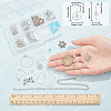 SUNNYCLUE Christmas Snowflake DIY Earring Making Kit DIY-SC0022-79-3
