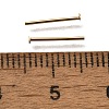 Brass Flat Head Pins KK-H502-01A-G-3