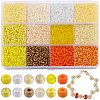 SUNNYCLUE 156g 12 Style Glass Seed Beads SEED-SC0001-32A-04-1