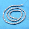 Potato Natural Cultured Freshwater Pearl Beads Strands X-PEAR-E007-3.5-4mm-2