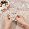 Transparent Acrylic Butterfly Wine Glass Charms AJEW-AB00114-3