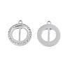 304 Stainless Steel Pendants STAS-N095-148-2