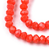 Opaque Solid Color Imitation Jade Glass Beads Strands EGLA-A044-P3mm-D03-3