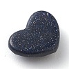 Synthetic Blue Goldstone Cabochons G-B009-11-3