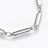 Tarnish Resistant 304 Stainless Steel Link Chain Bracelets BJEW-P239-04-2