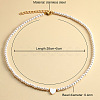 Elegant High-Quality Non-Fading Round Natural Pearl Beaded Heart Pendant Necklaces for Women VI2074-1-1