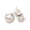 Brass Hoop Earrings for Women EJEW-U015-23P-01-2