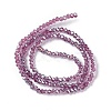 Electroplate Glass Beads Strands X-EGLA-R048-2mm-11-3