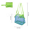 2Pcs 2 Colors Portable Nylon Mesh Grocery Bags ABAG-SZ0001-20-2