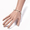 Electroplate Glass Beads Stretch Bracelets BJEW-JB04309-05-4