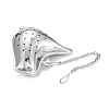 Tarnish Resistant Chick Shape Tea Infuser AJEW-P091-02P-2