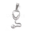 Non-Tarnish 304 Stainless Steel Pendants STAS-G261-03P-1