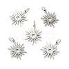 Non-Tarnish 201 Stainless Steel Pendants STAS-E015-01P-2