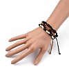 Adjustable Korean Waxed Polyester Cord Braided Bead Bracelets Sets BJEW-JB05438-2