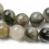 Natural Green Rutilated Quartz Beads Strands X-G-Q462-61-6mm-2