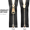 BENECREAT Zinc Alloy Replacement Zipper Sliders FIND-BC0001-55-4