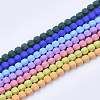 Spray Painted Non-magnetic Synthetic Hematite Beads G-T124-13-1