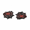 Rack Plating Halloween Alloy Enamel Pendants FIND-G054-16EB-01-2