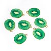 Alloy Enamel Pendants ENAM-TAC0001-21G-2