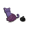 Cat Shape Enamel Pins JEWB-P039-01EB-03-3