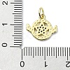 Brass Micro Pave Colorful Cubic Zirconia Pendants KK-H475-19G-07-3