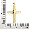 Brass Micro Pave Clear Cubic Zirconia Pendants KK-A212-06E-G-3