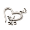 Non-Tarnish 304 Stainless Steel Pendants STAS-O005-04P-2