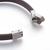 Microfiber Leather Cord Bracelets BJEW-L635-01B-M-5