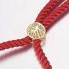 Nylon Twisted Cord Bracelet Making MAK-F019-01-3