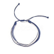 Waxed Polyester Multi-strand Bracelet BJEW-JB07892-06