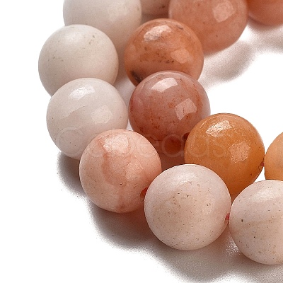 Natural Pink Aventurine Beads Strands G-B095-A02-03-1