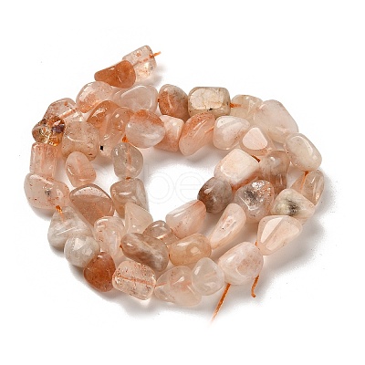 Natural Sunstone Beads Strands G-P497-01E-81A-1